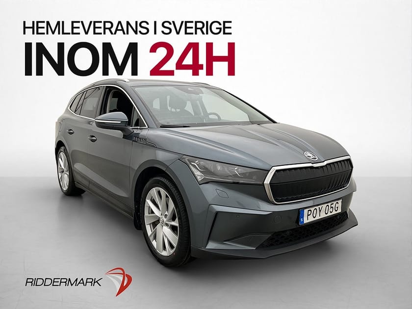 Bild 1 av Škoda Enyaq iV 80 Skoda iV80 Pano Skinn Värmare 360° Adap-fart Drag