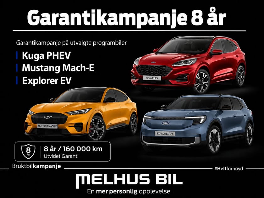 Bilde 2 av Ford Mustang Mach-E Standard Range AWD - Velholdt! | 8 år garanti