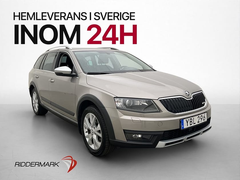 Bild 1 av Škoda Octavia Scout Skoda 2.0 TDI 4x4 150hk Drag 0.48l/mil P-Sens