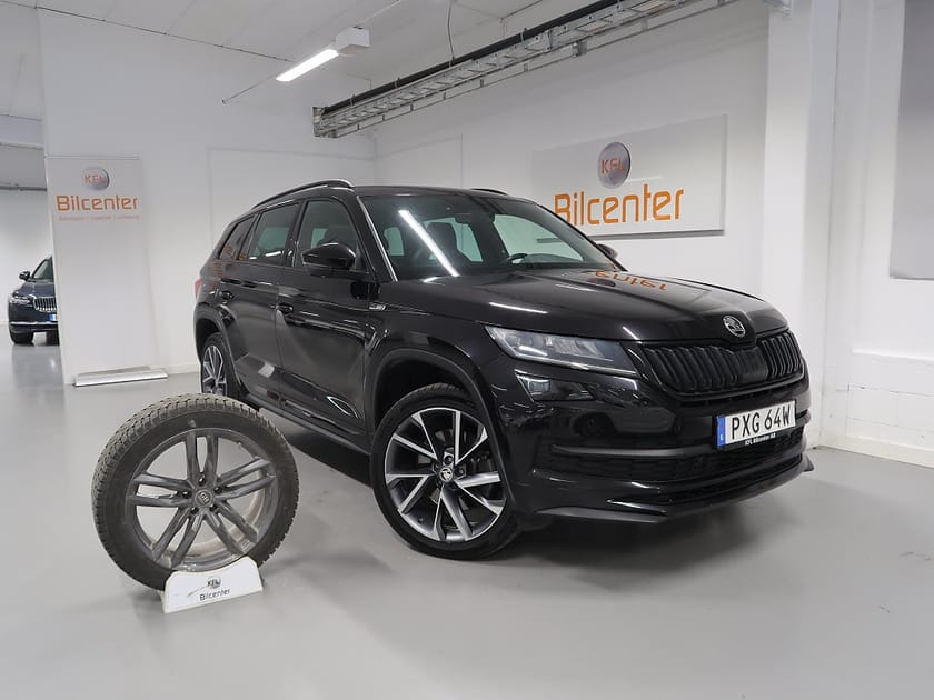 Bild 1 av Škoda Kodiaq 7-Seater Skoda 7-Sits 2.0 TSI 4x4 Sportline Aut-Pano-Drag-Värmare-Cant