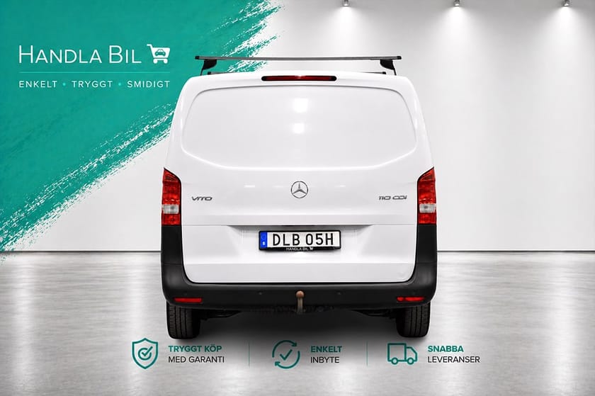 Bild 5 av Mercedes-Benz Vito 110 CDI 2.8t L2 D-värm B-kam Moms Dragkrok