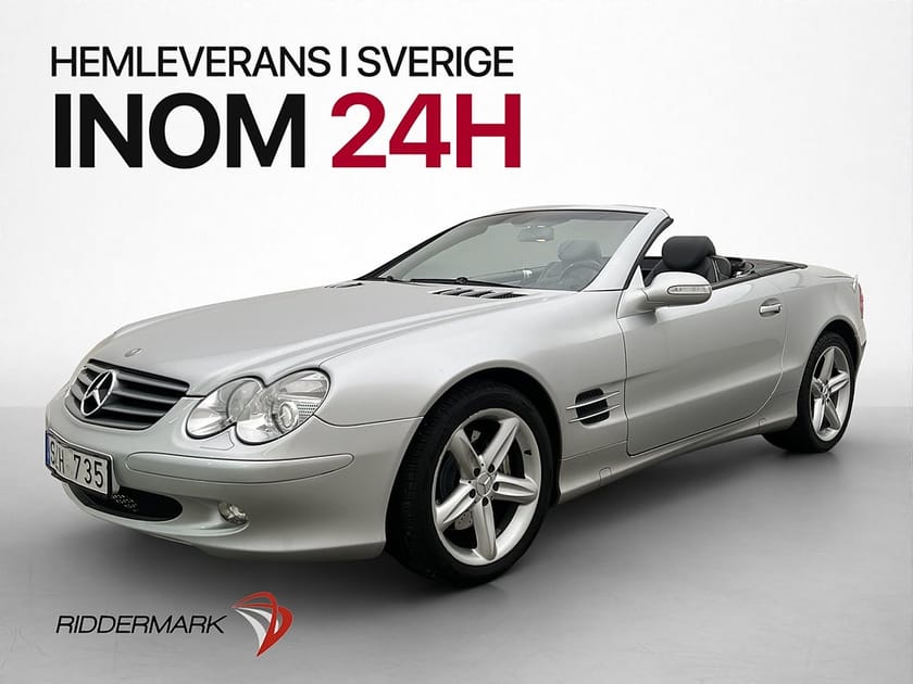 Bild 3 av Mercedes-Benz SL 500 306hk BOSE Navi Ventilerade Få brukare