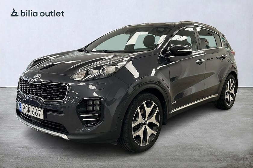 Bild 1 av Kia Sportage 2.0 AWD GT-Line Nyservad Pano Drag B-kam JBL Skinn