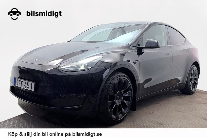 Bild 1 av Tesla Model Y Long Range AWD Drag AP Läder Premiumljud V-Pump 514hk