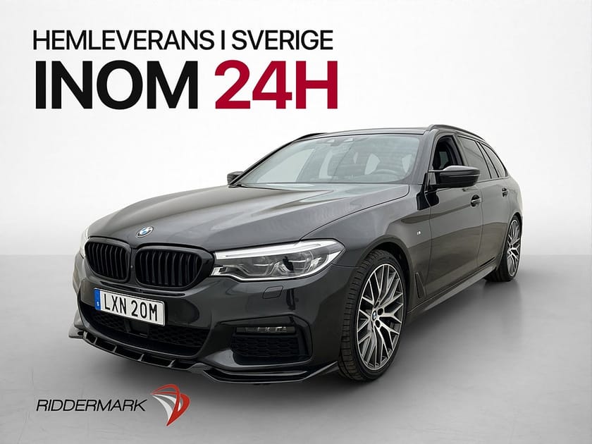 Bild 3 av BMW 540i xDrive Touring 540 M Sport Drag Värmare Pano B&W 360° Skinn