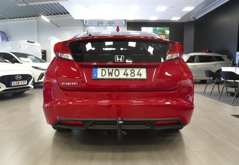 Bild 5 av Honda Civic 1,8 i-VTEC 142hk Sport Led-Ramp Motorvärmare