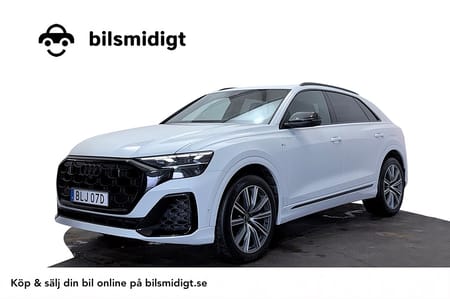 Audi Q8 60 TFSI e quattro Q S Line BlackApp+ Drag 360° Valcona MOMS 490hk