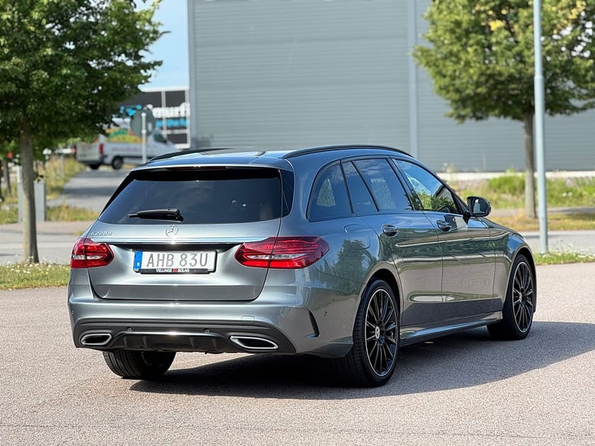 Bild 5 av Mercedes-Benz C 220 T d 9G-Tronic AMG Night Edition Drag Navi B-kamera