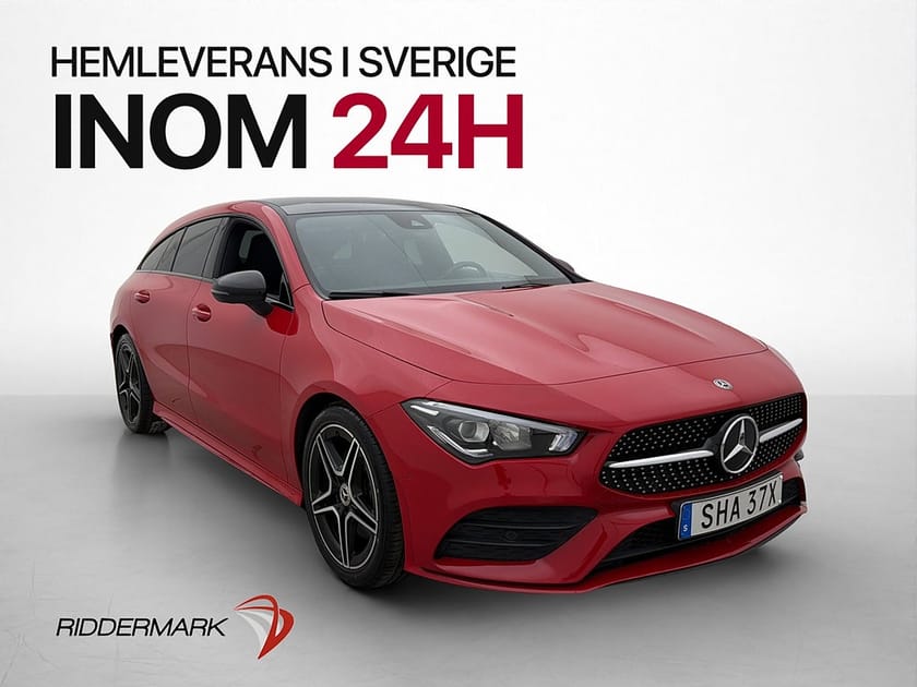 Bild 1 av Mercedes-Benz CLA 200 Shooting Brake 163hk AMG Line Kamera Burmester Navi