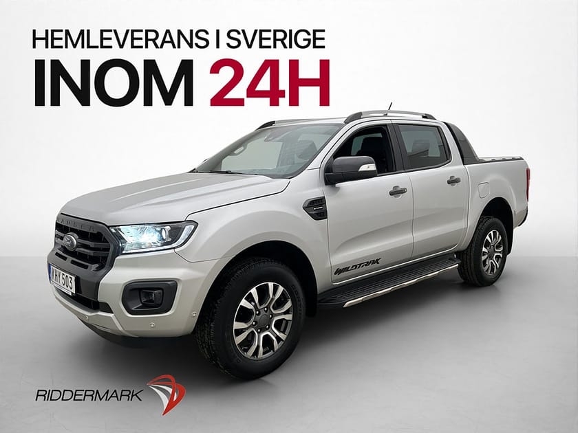 Bild 1 av Ford Ranger Dubbelhytt Wildtrak 213hk 4x4 Värm Drag Diff CARPLAY Moms