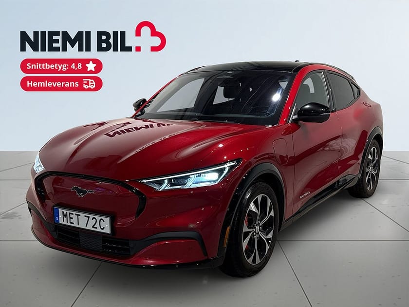 Bild 1 av Ford Mustang Mach-E Standard Range AWD B&O GPS Skinn 360° Pano SoV MOMS