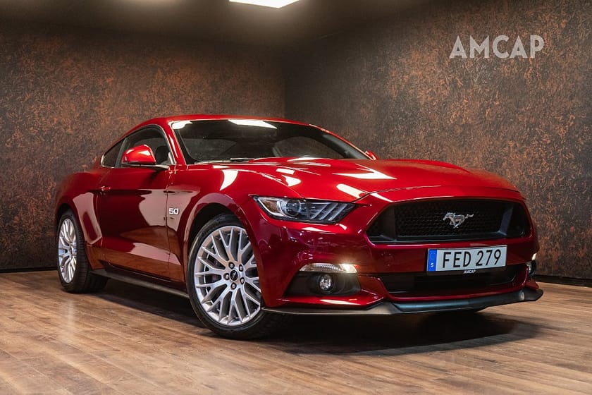 Bild 1 av Ford Mustang GT 5.0 V8 421hk | Sv-såld | Avgas | Brembo | 3166kr/mån