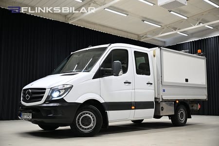 Mercedes-Benz Sprinter 316 BlueTEC Chassi Crew cab 7G 163HK Automat|Dubbelhytt|Kåpa|3.5ton-drag|Xenon