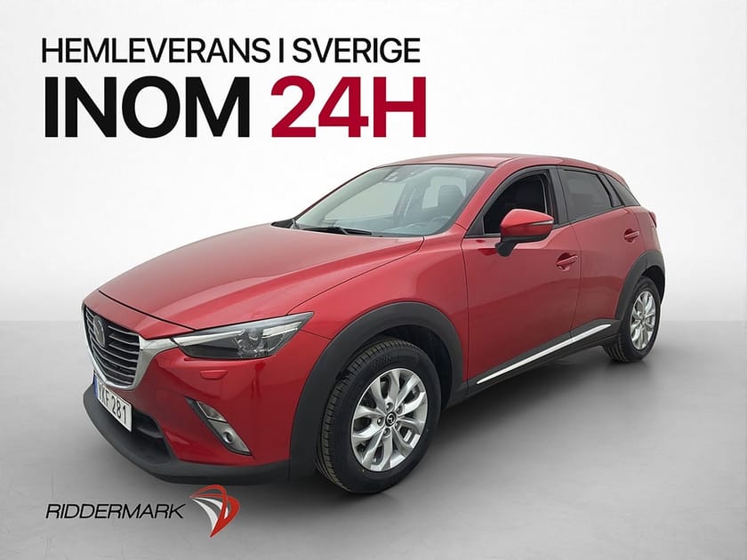 Bild 1 av Mazda CX-3 2.0 SKYACTIV-G AWD BOSE Kamera HUD Navi Skinn
