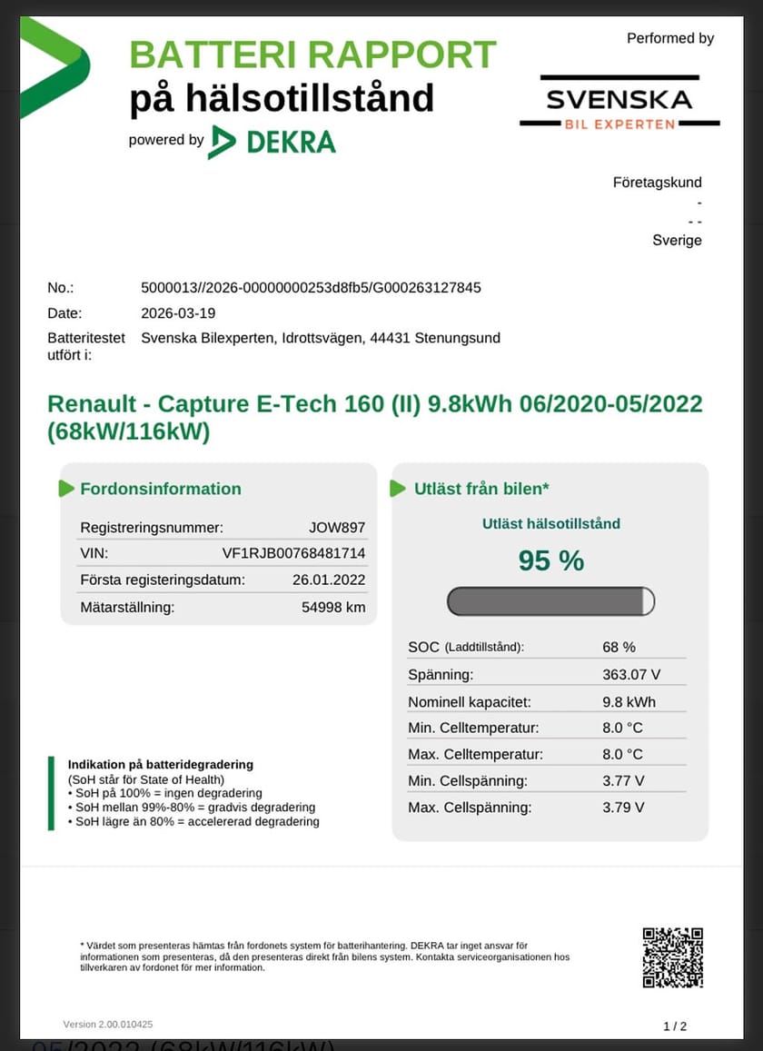 Bild 2 av Renault Captur E-TECH Plugin-Hybrid 160 17,3 kWh ZEN EDITION PHEV 160hk/GPS/V-hjul