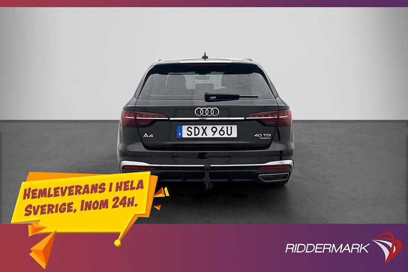 Bild 5 av Audi A4 Avant 40 TDI quattro S-Line Cockpit Matrix Adaptiv-fart Navi Drag
