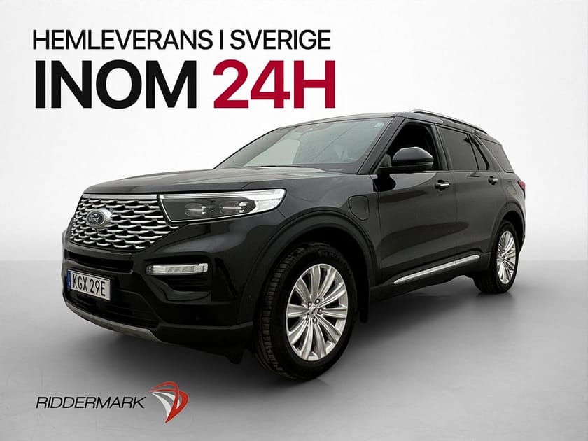 Bild 3 av Ford Explorer Plug-In Hybrid Platinum 7-Sits Pano B&O Drag