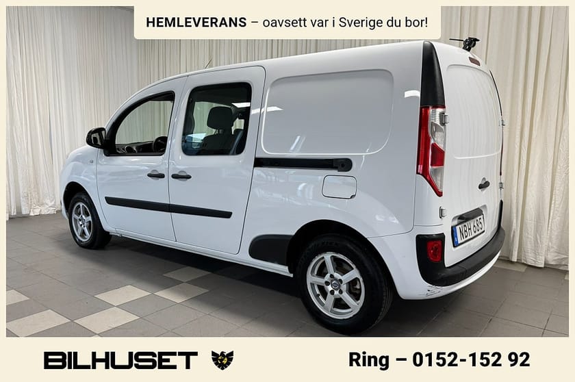 Bild 4 av Renault Kangoo Express Maxi 1.5 dCi 5 sits Dubbelhytt M-& Kupévärmare