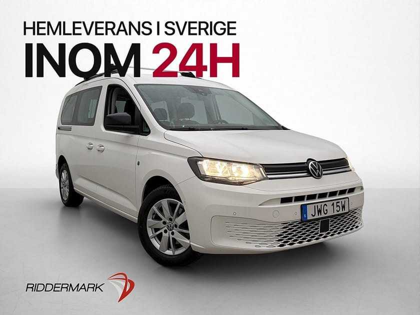 Bild 1 av Volkswagen Caddy Maxi Life Värmare Dragkrok B-Kamera Moms