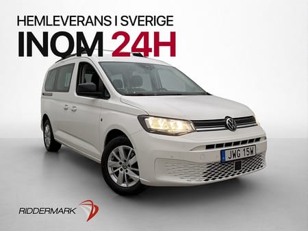 Volkswagen Caddy Maxi Life Värmare Dragkrok B-Kamera Moms