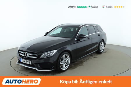 Mercedes-Benz C 220 T d AMG Line / Dragkrok, GPS, Panorama
