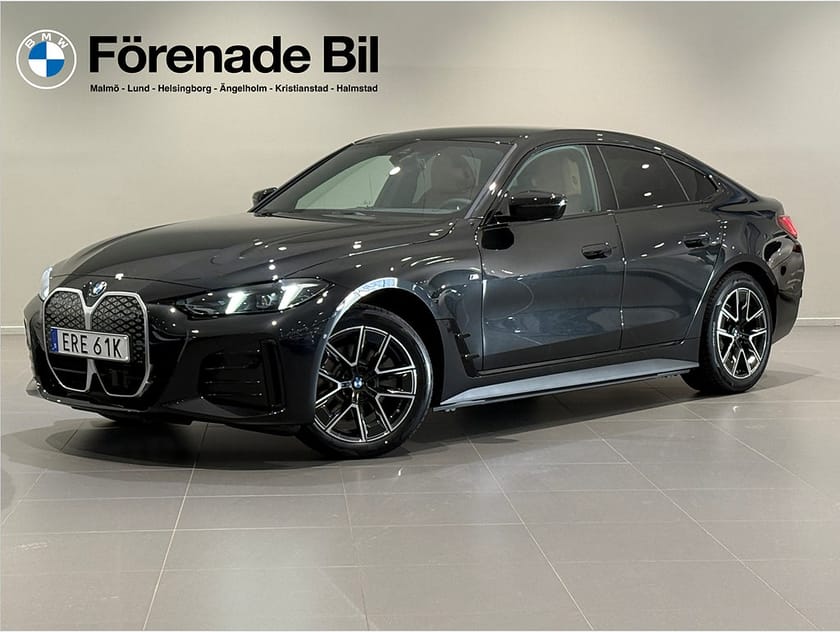 Bild 1 av BMW i4 eDrive40 Gran Coupé M Sport Drag Adpt Farth HiFi 18" Tonat Rattv.