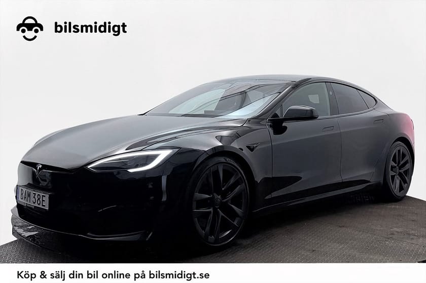 Bild 1 av Tesla Model S Adaptiv Luftfj Pano Läder AIdator 0-100 3.2s MOMS 670hk