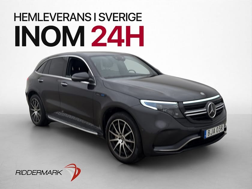 Bild 1 av Mercedes-Benz EQC 400 4MATIC 4M AMG Burme P-Värm 360° Skinn T-Lucka