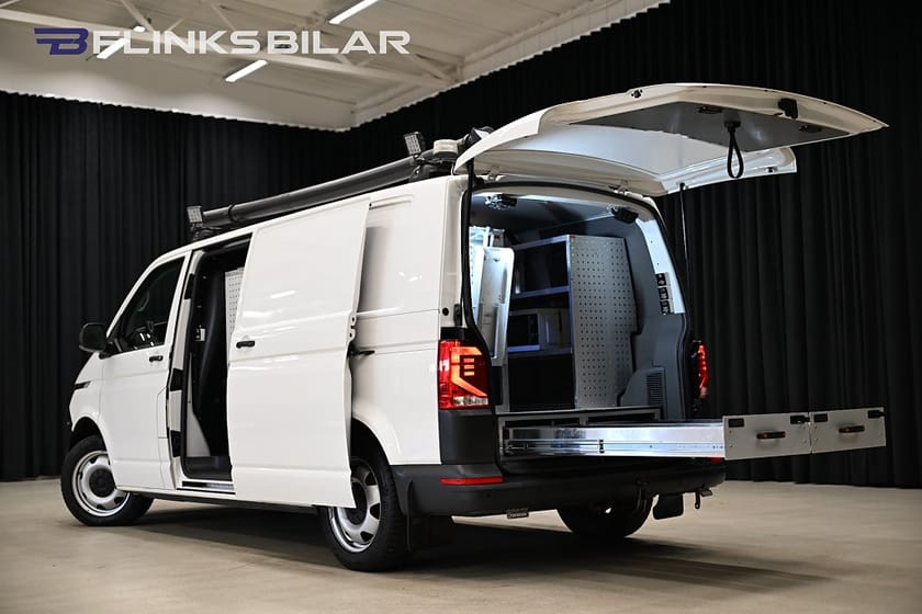 Bild 5 av Volkswagen Transporter 4Motion 150HK L2|Servicebil|Dubbeldörr|Inredd|Påkostad