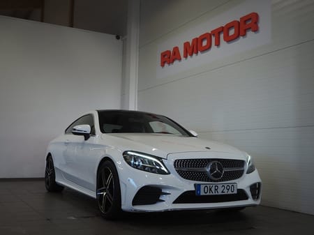Mercedes-Benz C 220 d Coupé 194hk AMG |Pano|Burmester|Navi|Kamera|