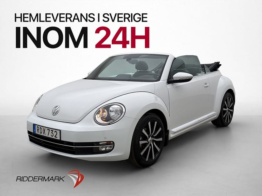 Bild 1 av Volkswagen Beetle Cabriolet 1.2 TSI Läder CarPlay P-Sensorer
