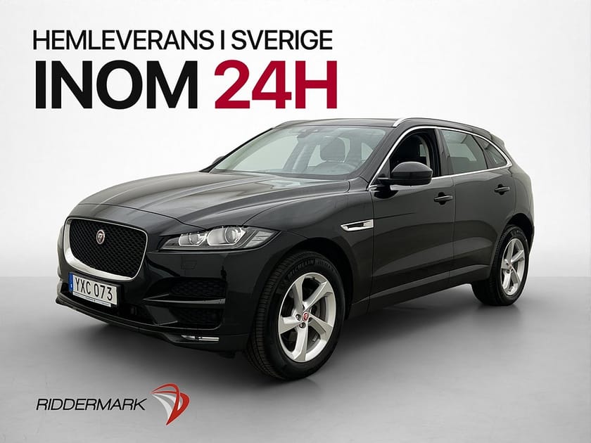 Bild 3 av Jaguar F-Pace 20d AWD 180hk Panorama Kamera CarPlay Skinn
