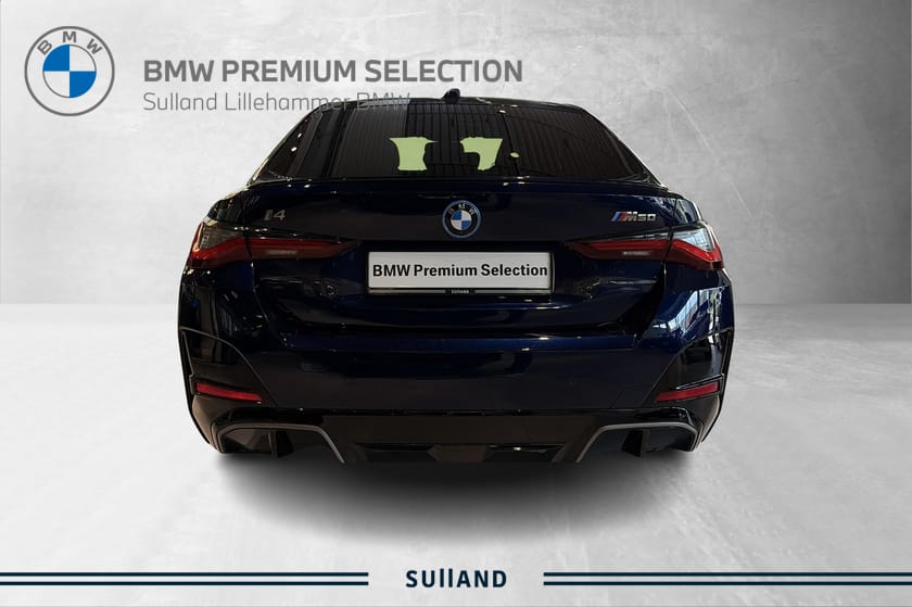 Bilde 4 av BMW i4 M50 xDrive Gran Coupé M Sport/M Sport seter/Skinn/Takluke/BSI