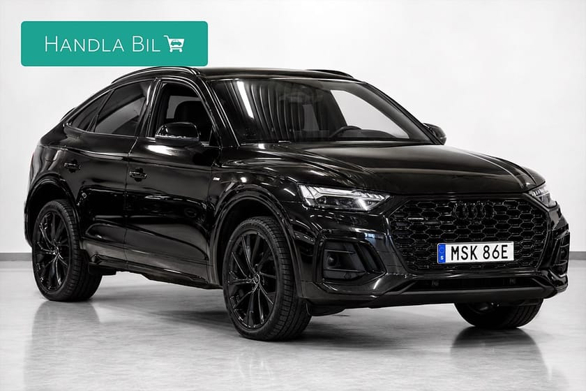 Bild 4 av Audi Q5 Sportback 40 TDI quattro S-Line B&O Cockpit Matrix D-Värm Moms 204hk