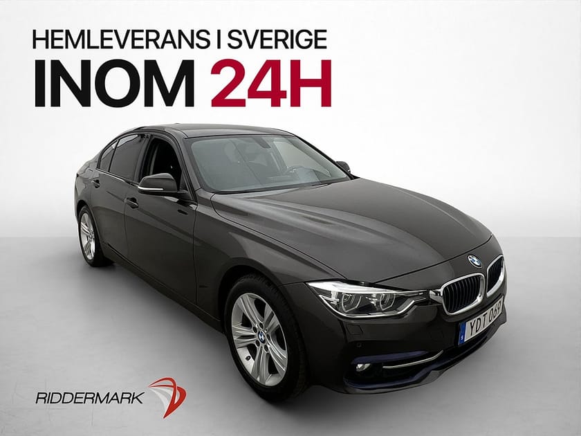 Bild 1 av BMW 330e Sedan 252hk Laddhybrid Sportline Nyservad Svensksåld