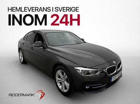 BMW 330e Sedan 252hk Laddhybrid Sportline Nyservad Svensksåld