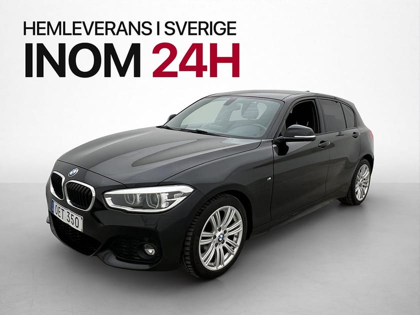Bild 3 av BMW 118d 150hk Steptronic M Sport Hifi Svart innertak