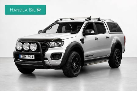 Ford Ranger Dubbelhytt 2.0 4x4 Aut Wildtrak Kåpa Drag D-Värm Diff Moms 213hk