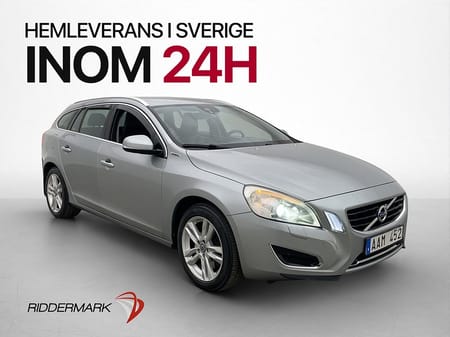 Volvo V60 D6 Plug-in AWD Summum VOC Värmare Skinn Navi Drag