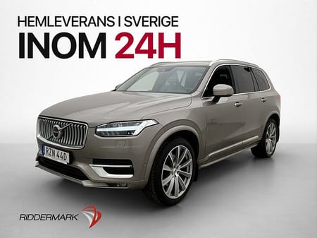 Volvo XC90 B5 AWD Inscription Värmare 360 Drag B&W