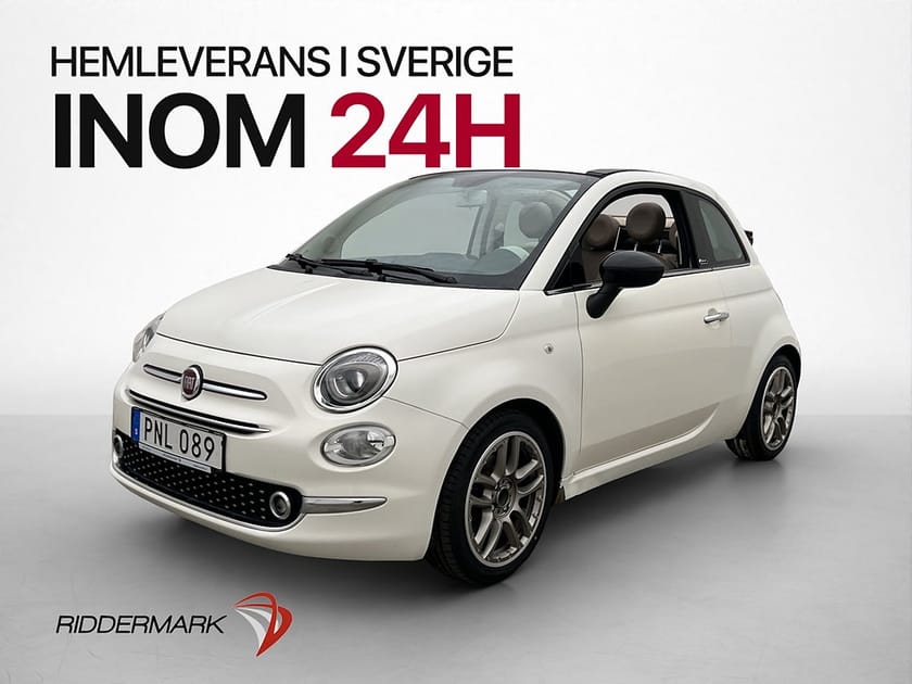 Bild 3 av Fiat 500C 1.2 69hk Cult Lounge Skinnklädsel Sensorer