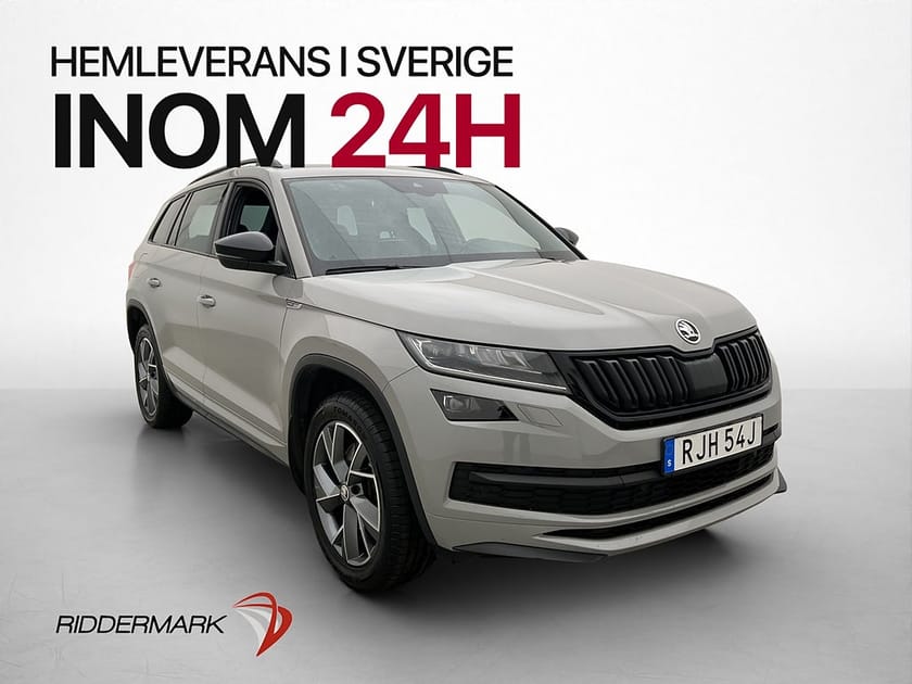 Bild 1 av Škoda Kodiaq 7-Seater Skoda 2.0 TSI 4x4 190hk Sportline 7-sits Drag Värmare