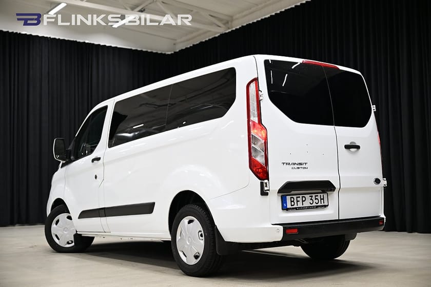 Bild 5 av Ford Transit Custom 320 Kombi 130HK Automat|9-Sits|Värmare|Backkamera|Leasbar