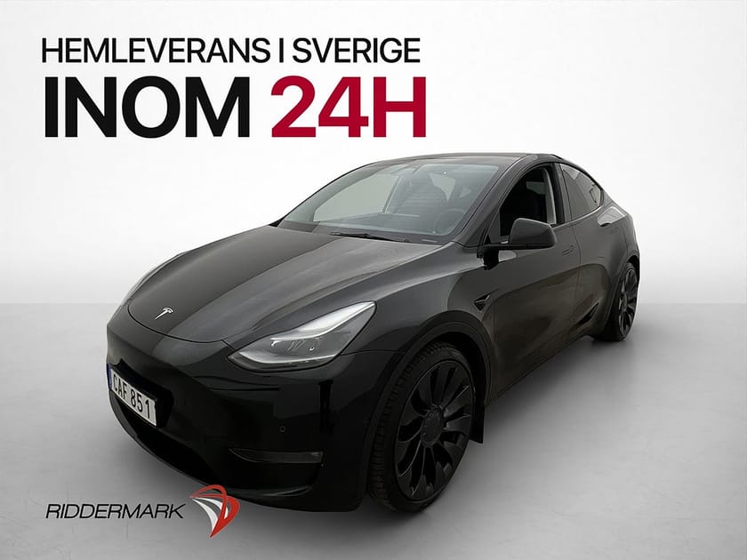 Bild 4 av Tesla Model Y Performance AWD Dragkrok Svensksåld Panorama
