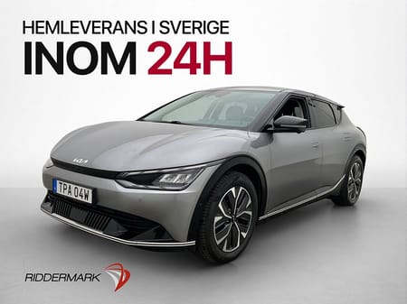 Kia EV6 77.4 kWh 228hk PLUS 360° Skinn Navi Rattvärme MOMS