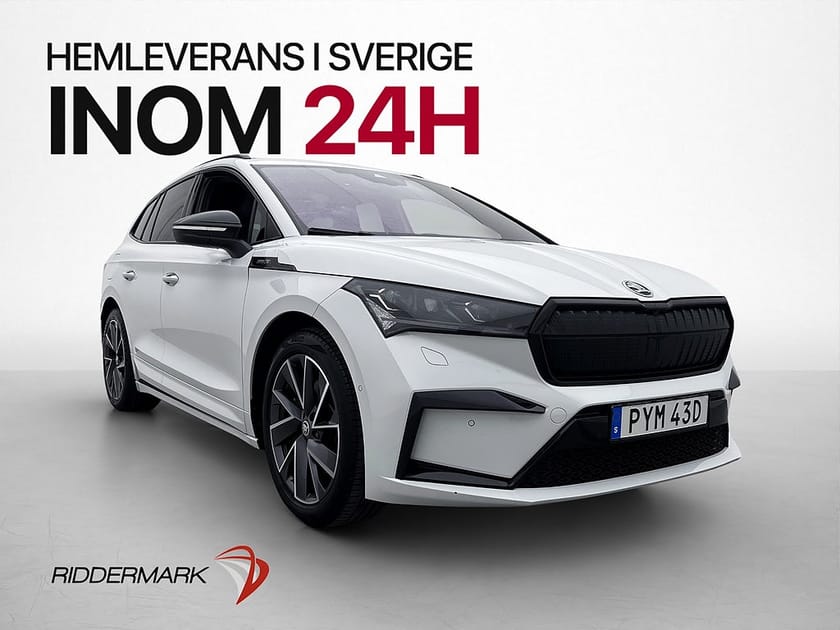 Bild 4 av Škoda Enyaq iV 80 Skoda 204hk Sportline Värmare Kamera Moms Drag