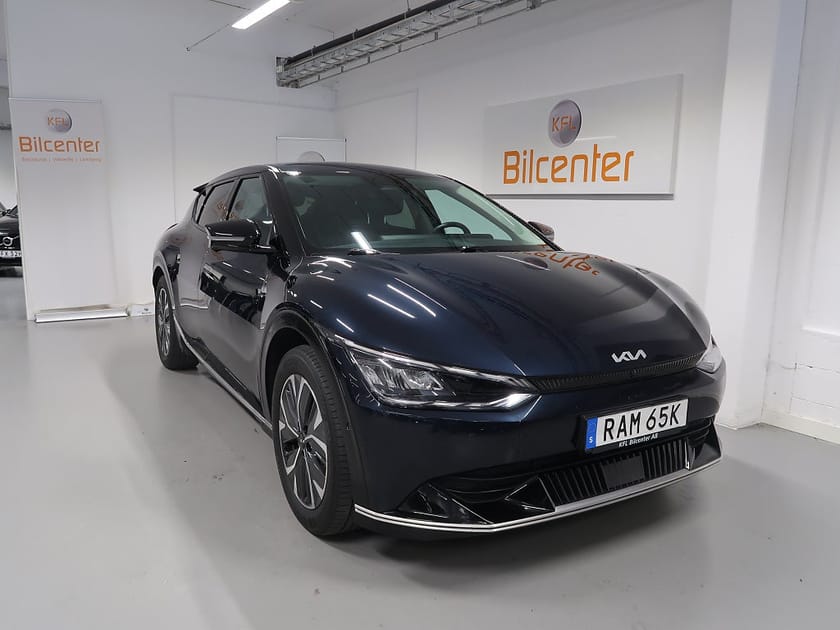 Bild 4 av Kia EV6 77.4 kWh AWD V-Däck ingår 360°-Drag-El/Ventstol-Navi-Ca
