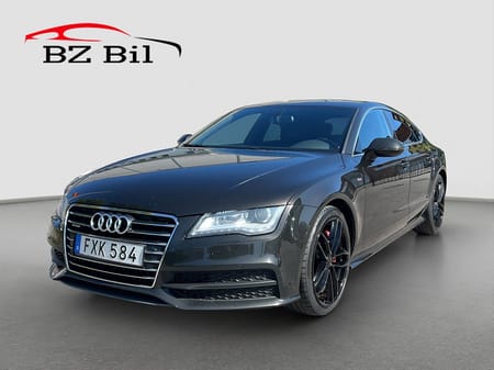 Audi A7 Sportback 3.0 TDI V6 Q S line Värmare B-Kamera SV-Såld Drag BOSE
