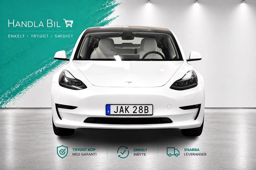 Bild 3 av Tesla Model 3 Long Range AWD Autopilot Pano Skinn Rattv Moms