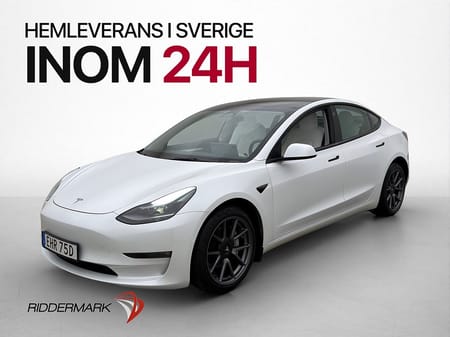 Tesla Model 3 Long Range AWD 440hk Värmepump Navi Pano
